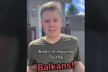 DAO OTKAZ, PRODAO SVE I PRESELIO SE NA BALKAN: Američki TikToker ponovo šokirao, njegov otac poručio: Sad je vaš!