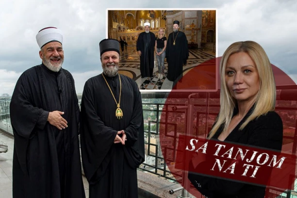 MI SMO BRAĆA, NEĆE USPETI DA NAS ZAVADE! RAZGOVORI VLADIKE I MUFTIJE U HRAMU SVETOG SAVE U EMISIJI "SA TANJOM NA TI" (VIDEO)