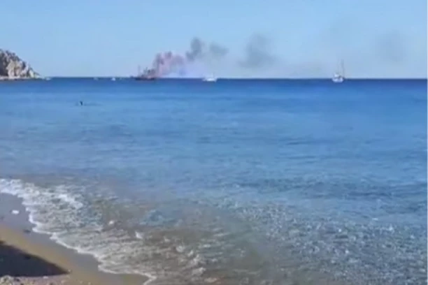 POŽAR NA BRODU U HRVATSKOJ! Ima povređenih!