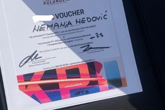 Nemanja Nedović dobio priznanje