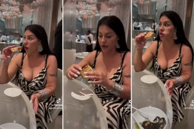 SEKA ALEKSIĆ NAPRAVILA HAOS U RESTORANU! Besna kao ris PSOVALA kao kočijaš: Na šta ovo liči, bre... (VIDEO)