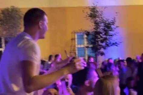 Nikola Jokić na nastupu Ace Pejovića