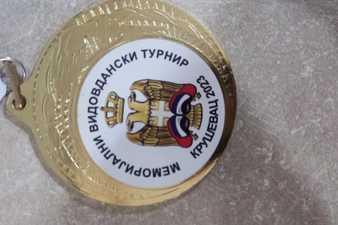 Medalja koju je osvojio jedan od takmičara BK Filić