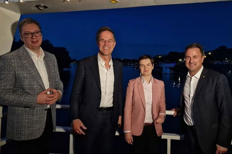 PREDSEDNIK VUČIĆ PRIREDIO VEČERU U ČAST RUTEA I BETELA: Razgovarali smo o predstojećom EXPO2027 (FOTO)