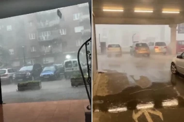 PANIKA U KRUŠEVCU! Protivgradna raketa završila na garažama kod vrtića! Još se ne zna da li je eksplodirala!