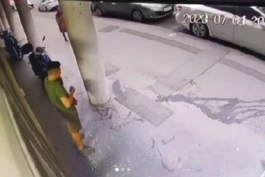 SVI DELE SNIMAK OVOG LOPOVA IZ BEOGRADA! Mislio je da ima genijalan plan, ali nije znao jednu bitnu stvar (VIDEO)