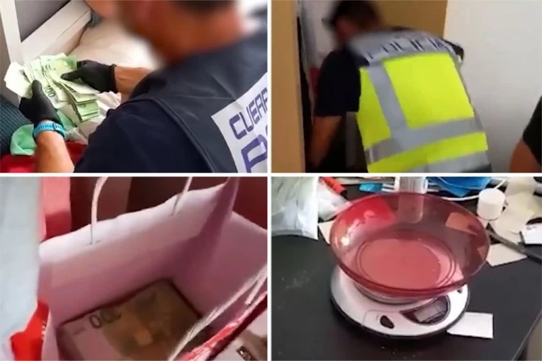 PROCURIO SNIMAK IZ KUĆE UHAPŠENOG SRBINA NA IBICI! Policija našla drogu, pasoš i sakrivenih 34.000 EVRA u kesama! (FOTO)