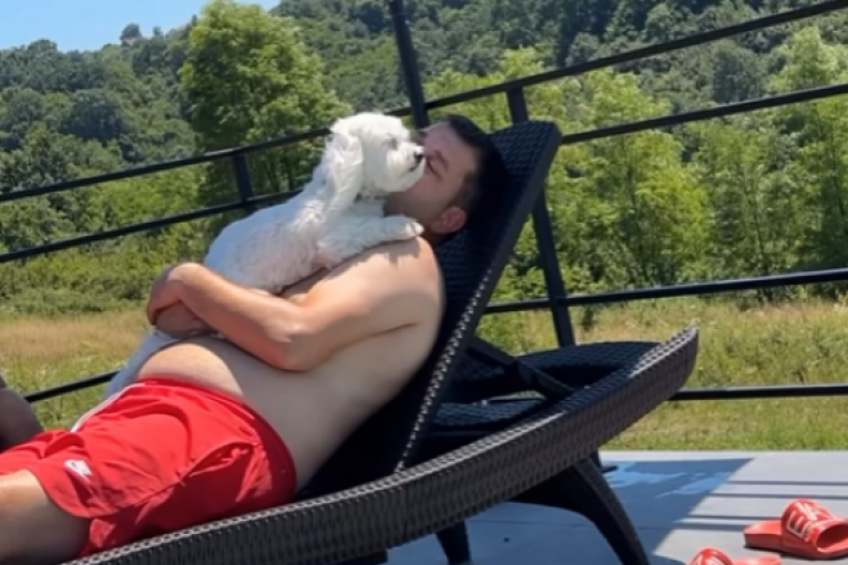 Ivan Marinković sa psom