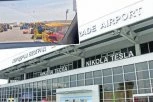 NA AERODROMU "NIKOLA TESLA" PONOVO RASPAD SISTEMA: Juče bila inspekcija, a danas koferi svuda, pravo čudo da avion može i da poleti od njih  (VIDEO)