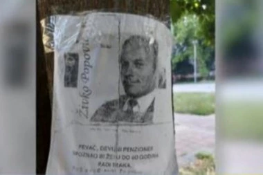 PEVAČ, DEVIZNI PENZIONER, TRAŽI ŽENU! Svi pričaju o hit-oglasu sa bandere u Beogradu, javio se i Živko!