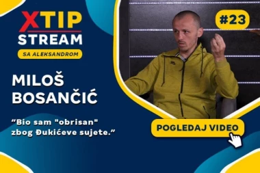 „Talenat je mrvica, ostalo su žrtva i rad“, Miloš Bosančić za XtipStream emisiju!