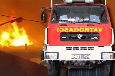 GORI HOTEL U SMEDEREVU: Sumnja se da je nepoznati muškarac namerno podmetnuo požar! (VIDEO)