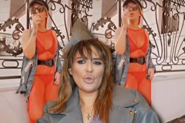 ANA NIKOLIĆ UNEZVERENA I POLUGOLA NA ULICI! Pevačica izašla u javnost u SKANDALOZNOM izdanju! (VIDEO)