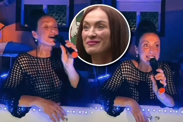 HIT! Slađa Delibašić zapevala u gumenom bazenu: Sve osvanulo na društvenim mrežama, a evo ko joj je pravio društvo!