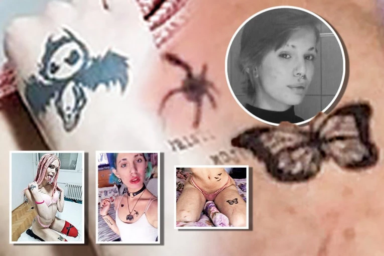 OTKRIVENA TAJNA NOINIH TETOVAŽA! Evo šta je ubijena tiktokerka poručivala crtežima na telu!