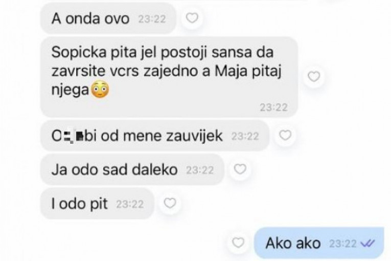 Maja Marinković i Bilal Brajlović prepiske