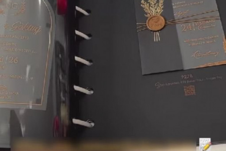 Darko Lazić i Katarina Stojanović pozivnice za svadbu