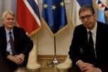 VUČIĆ SE SASTAO SA JELSTADOM: Oproštajna poseta ambasadora Norveške