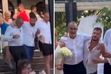 ZBOG ONOGA ŠTO JE KUM NA SRPSKOJ SVADBI URADIO ZAMALO DA SE OTKAŽE VENČANJE: Jedva ga držali, reagovala matičarka (VIDEO)
