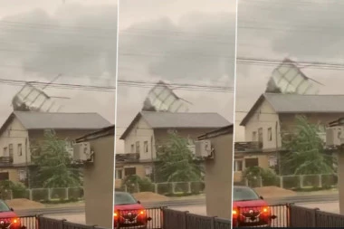 OLUJA NAPRAVILA HAOS U ZAPADNOJ SRBIJI: Dramatični snimci nevremena