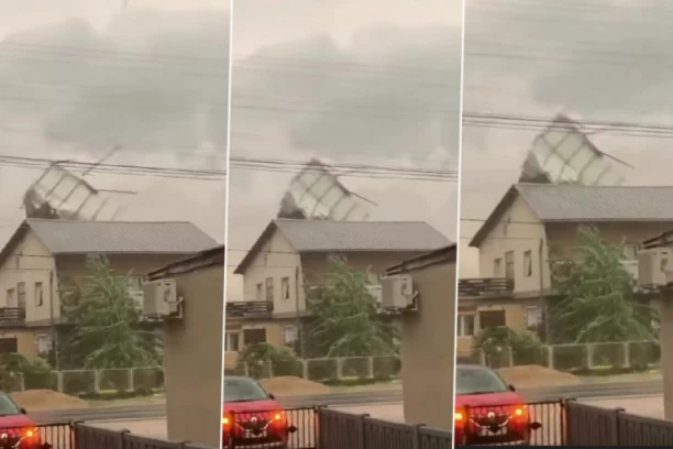 OLUJA NAPRAVILA HAOS U ZAPADNOJ SRBIJI: Dramatični snimci nevremena