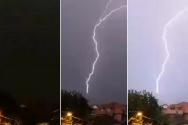 GROM UDARIO U AVALSKI TORANJ: Beograd u mraku - oluja rušila sve pred sobom (VIDEO)