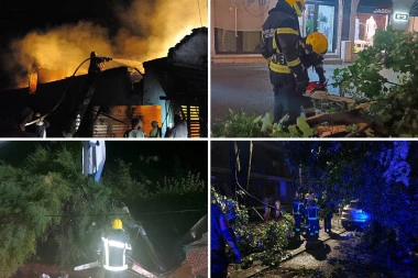 HEROJSKA BORBA VOJSKE, MUP I VATROGASACA PROTIV OLUJE! Njihova brza akcija spasila preko 50 ljudi i sprečila TRAGEDIJU u Srbiji!