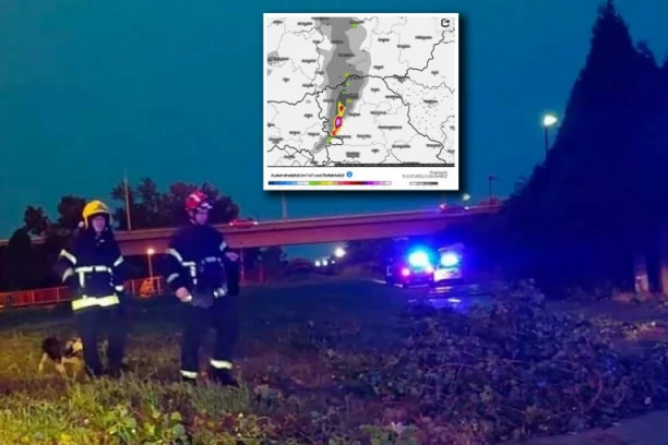 SRBIJA SUTRA PONOVO NA METI JEZIVE OLUJE! NIJE SUPERĆELIJSKA, EVO KAKO SE ZOVE: Najveća opasnost u OVIM područjima (MAPA)