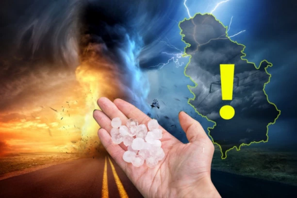 OGROMNA OPASNOST ZA LJUDE I ŽIVOTINJE! Sablasno nevreme krenulo KA OVOM GRADU, HITNO SE OGLASIO Štab za vanredne situacije