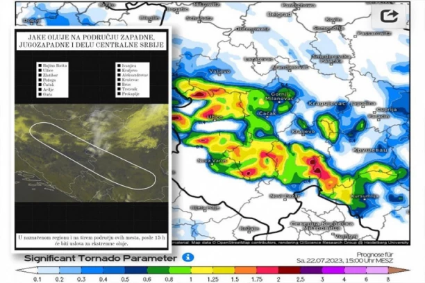 NIJE KRAJ, SRBIJI SADA PRETI I RAZORAN TORNADO? Zavladali STRAH I PANIKA zbog očekivanih ekstremnih oluja - ova mesta nalaze se u OPASNOJ ZONI (FOTO)