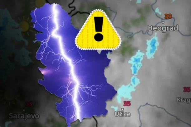 SRBIJA U VRTLOGU NOVE OLUJE! Poslednji dan u nedelji donosi nove grmljavinske nepogode - HLADAN TUŠ stiže i za pojedine delove Beograda