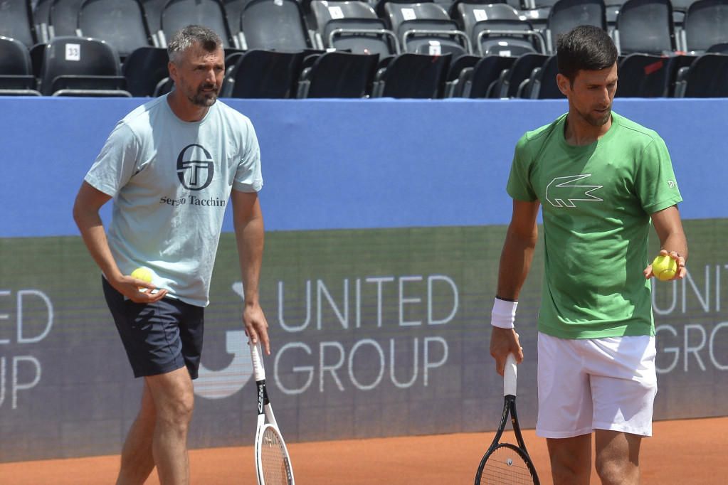 Novak Đoković i Goran Ivanišević