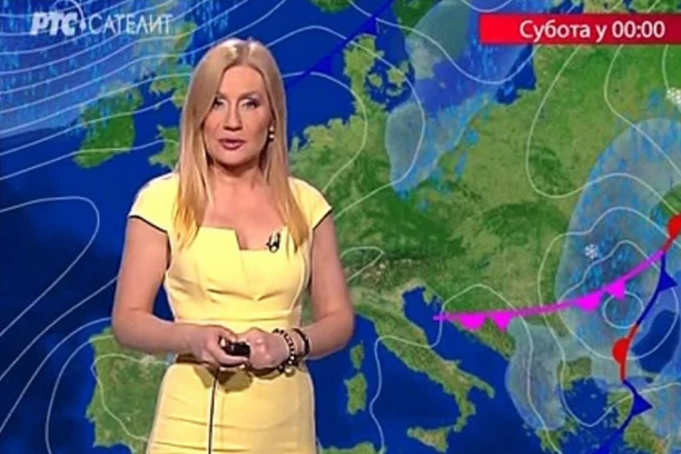 NESTALA NAJPOZNATIJA VODITELJKA VREMENSKE PROGNOZE: Svi ste je gledali u Dnevniku na RTS-u (FOTO)