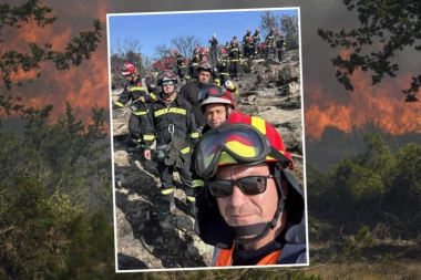 HEROJSKA BORBA SRPSKIH I GRČKIH VATROGASACA SA BUKTINJOM: "35 sati bez sna, ali osmeh je i dalje tu. Nastavljamo!" (FOTO)