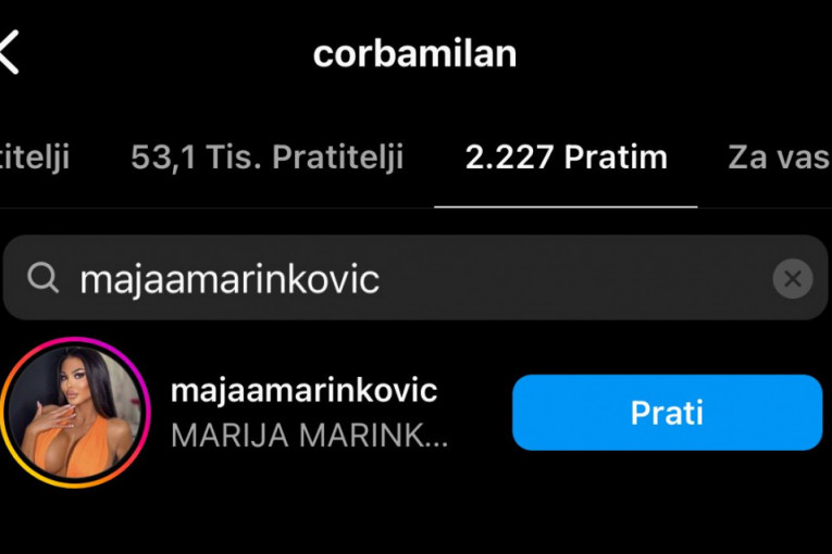 Čorba zapratio Maju