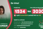 SRBIJO, UJEDINI SE! Uni je potrebna naša pomoć za izlečenje -za njeno bolje sutra: 1534 na 3030!