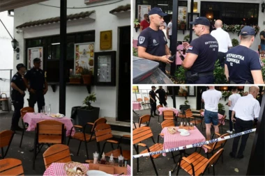 OVO JE MESTO PUCNJAVE U BEOGRADU: Sve "vrvi" od policije, inspektori ispituju svedoke! (FOTO/VIDEO)