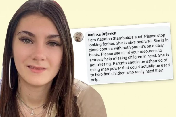 KATARINA (15) NESTALA U ČIKAGU, A CEO SLUČAJ JE POSTAO MISTERIJA: Dok porodica već 20 dana moli za bilo kakvu informaciju o Srpkinji, tetka je ŠOKIRALA - PRESTANITE DA JE TRAŽITE