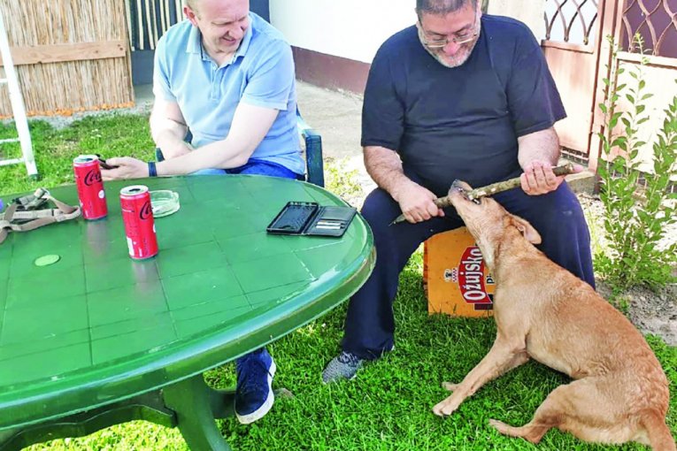 Dragan Đilas, Dejan Bulatović i pas