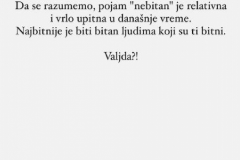 Objava Ivane Šopić