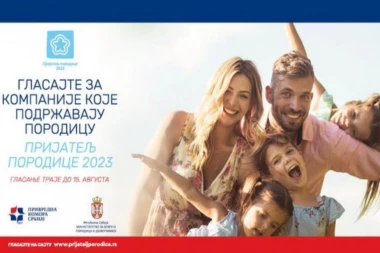 OTVORENO GLASANJE ZA "PRIJATELJA PORODICE 2023": 24 kompanije se takmiče za prestižno priznanje