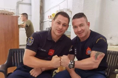 ONI SU NAJBOLJI AMBASADORI SRBIJE Srpski vatrogasci sutra kreću kući iz Grčke, vođe puta za noćas dogovorile još jedan "zadatak"!