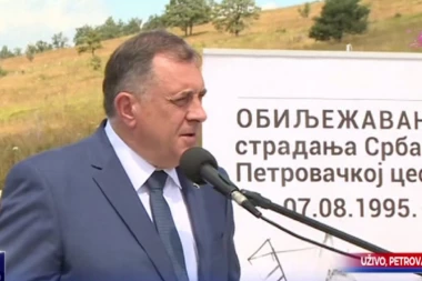 MILORAD DODIK NA GODIŠNJICI OLUJE: Prethodni su krili stradanje Srba da se ne bi zamerili drugima, sve se promenilo dolaskom Vučića (VIDEO)