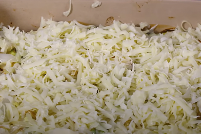 Dodavanje kačkavalja nakon pečenja