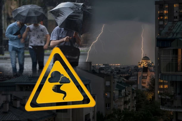 NEĆE NAS ZAOBIĆI I OVO! RHMZ PONOVO UPOZORAVA NA HAOS: Evo detalja u kom pravcu ide nevreme - ne izlazite nigde bez preke potrebe (FOTO)