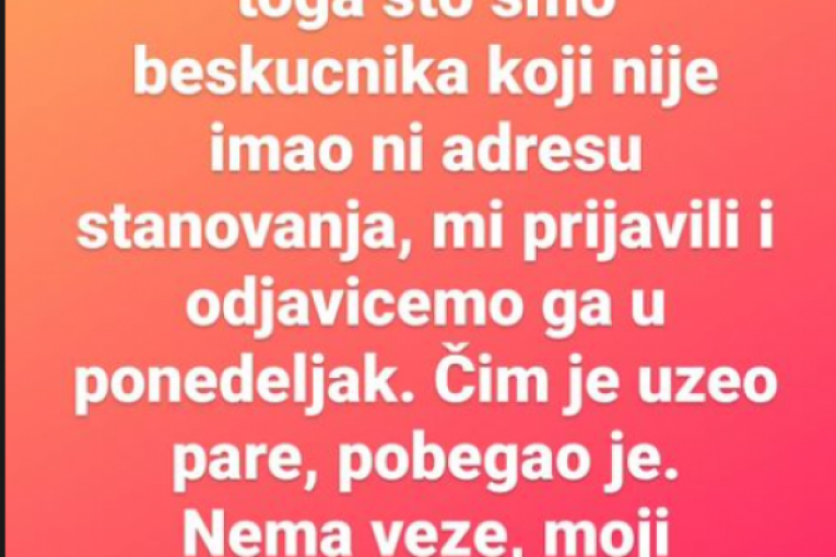 Miljanine objave na Instagramu