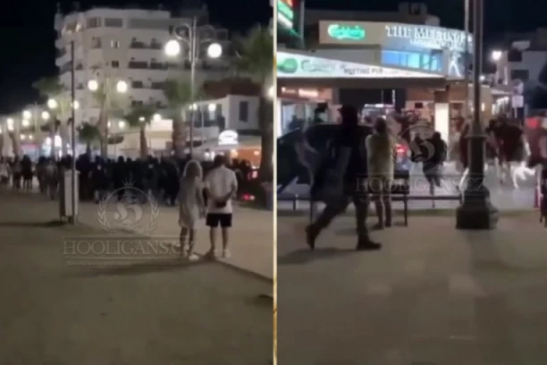 KAO DA JE OPSADNO STANJE! MASKIRANI HULIGANI NAPRAVILI OPŠTI HAOS NA ULICAMA NIKOZIJE! Navijački nered se iz Atine preselio u Nikoziju - ljudi panično bežali!(VIDEO)