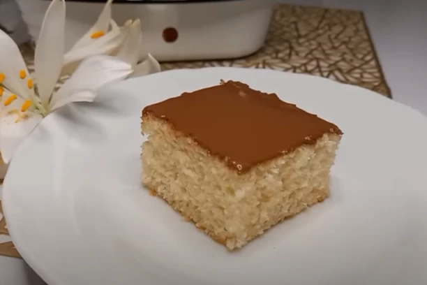 KOKOS KOLAČ - BEZ JAJA I MIKSERA: Izliješ i pečeš,  odličan za iznenadne goste SPREMAN ZA 20 MINUTA