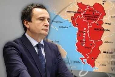 LAŽNI PREMIJER PEVA LABUDOVU PESMUI: Kurti promoviše "veliku Albaniju" da pokrije kriminalne afere povezane sa prodajom narkotika