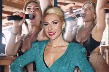 JOVANA JEREMIĆ NAPRAVILA LOM U CRNOJ GORI: Pojavila se u mrežastom kostimu, pa zapalila masu!